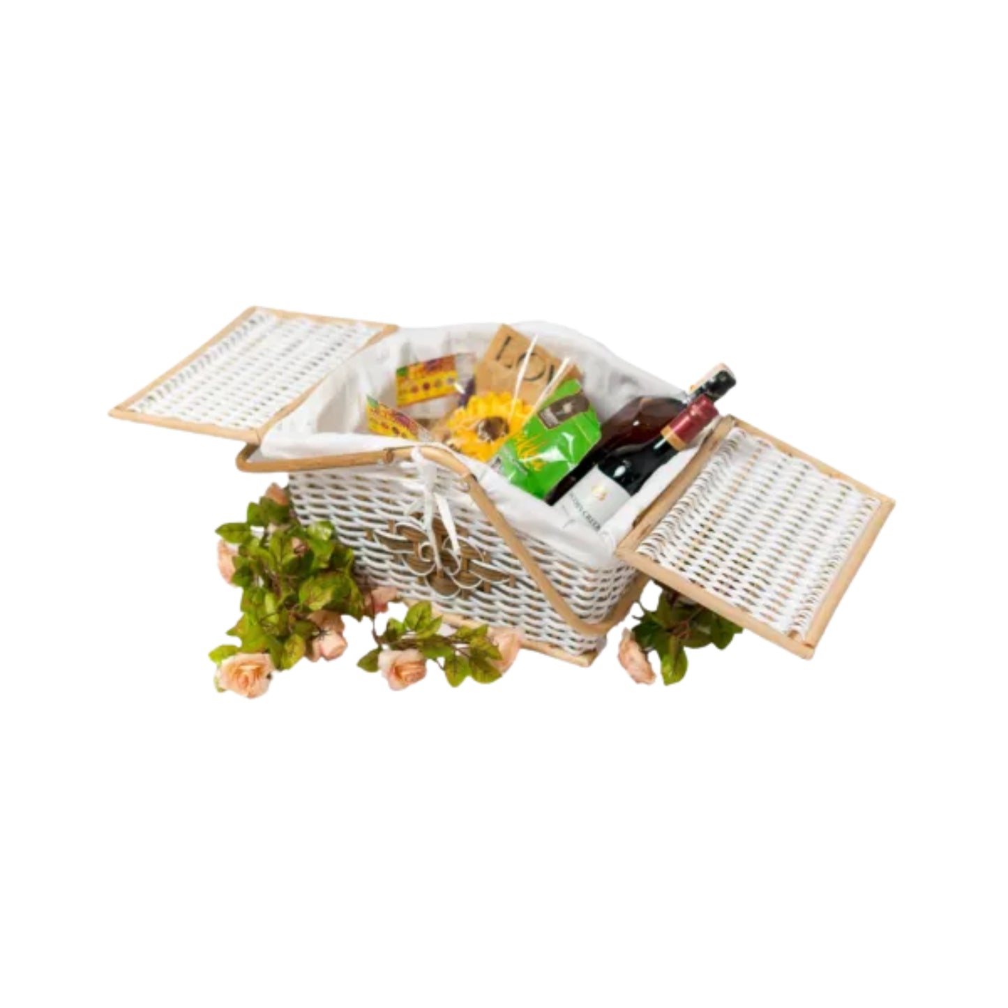 Ilokana Handicraft Synthetic Rattan Picnic Basket