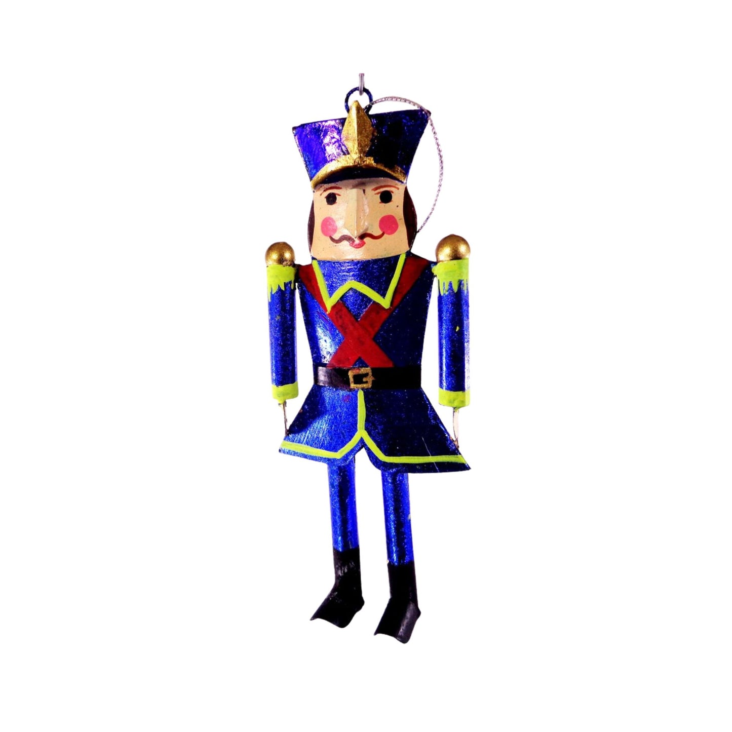 Blue Nutcracker Soldier Christmas Ornaments