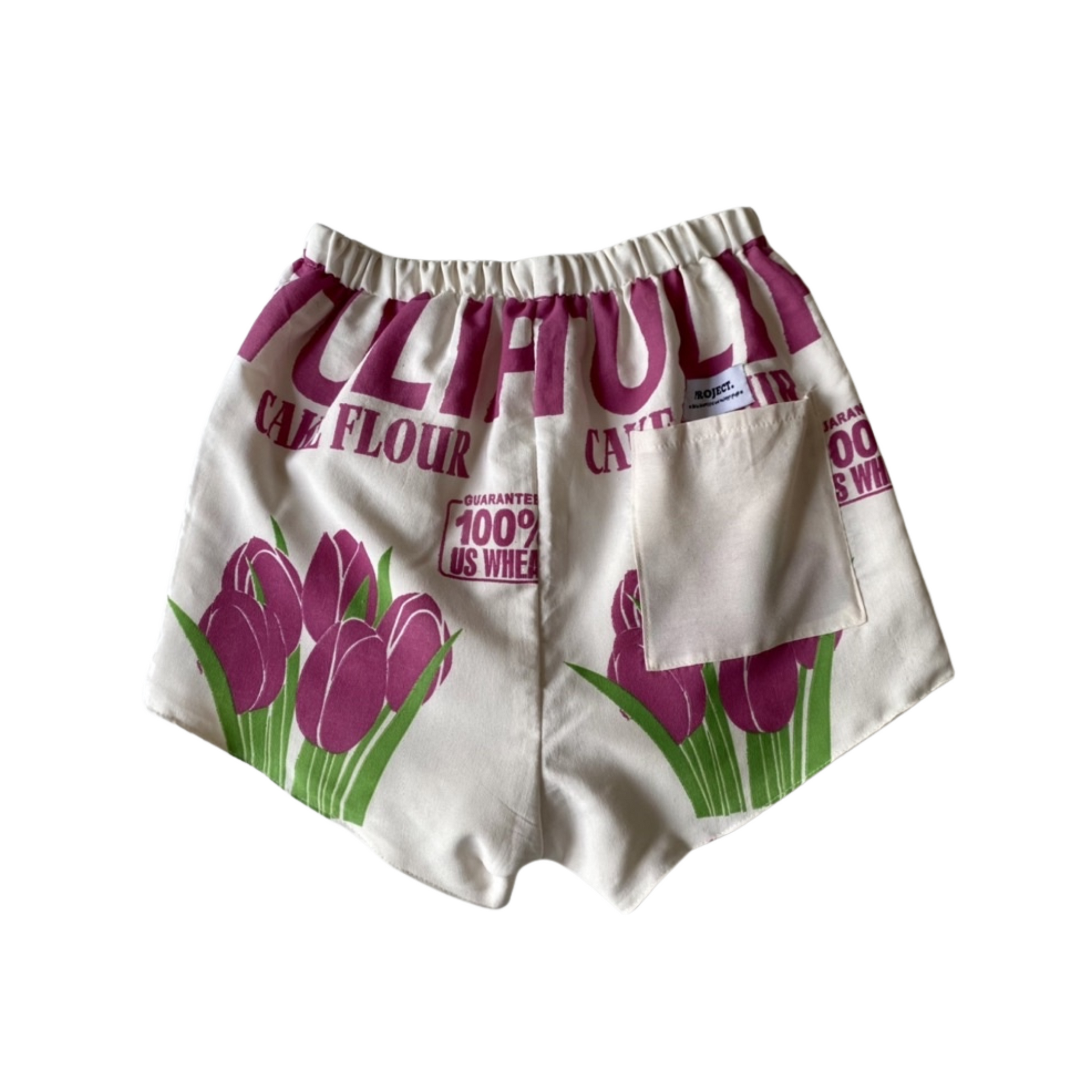 shorts tulip design