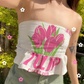 tulip tube top