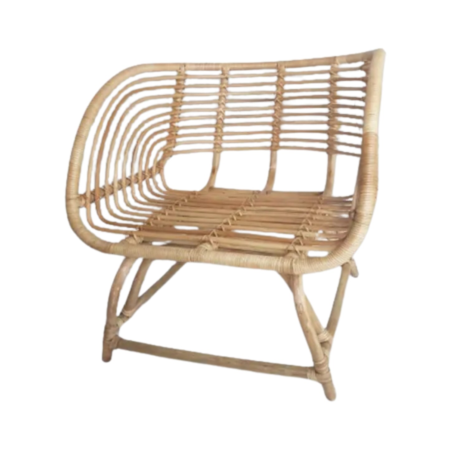 Ilokana Handicrafts Ysabel Outdoor Rattan Chair Single Leisure Arm Chair
