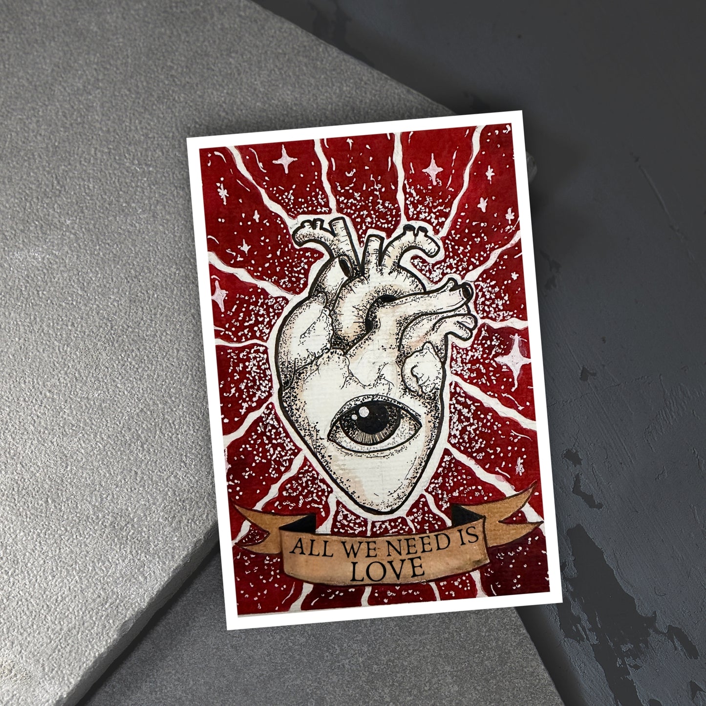 "All We Need Is Love" Postcards (Bundle of 30)