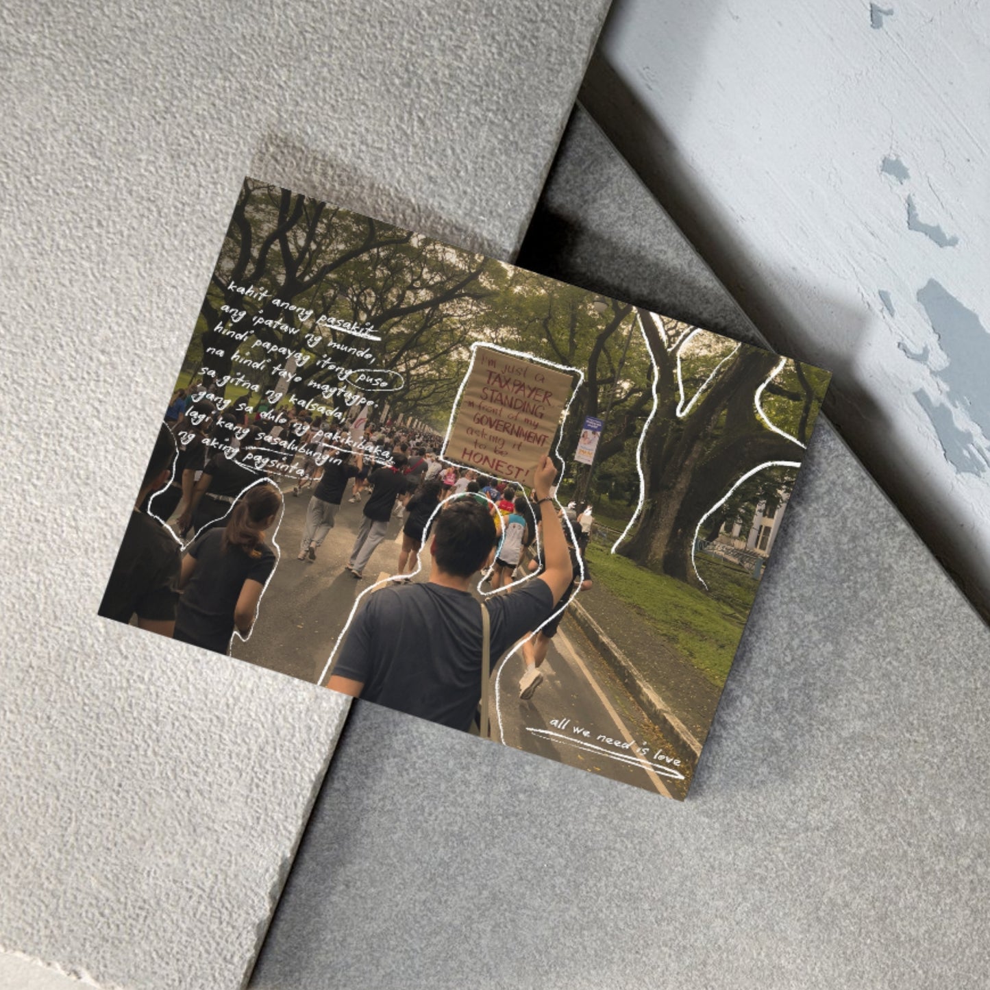 "All We Need Is Love" Postcards (Bundle of 30)