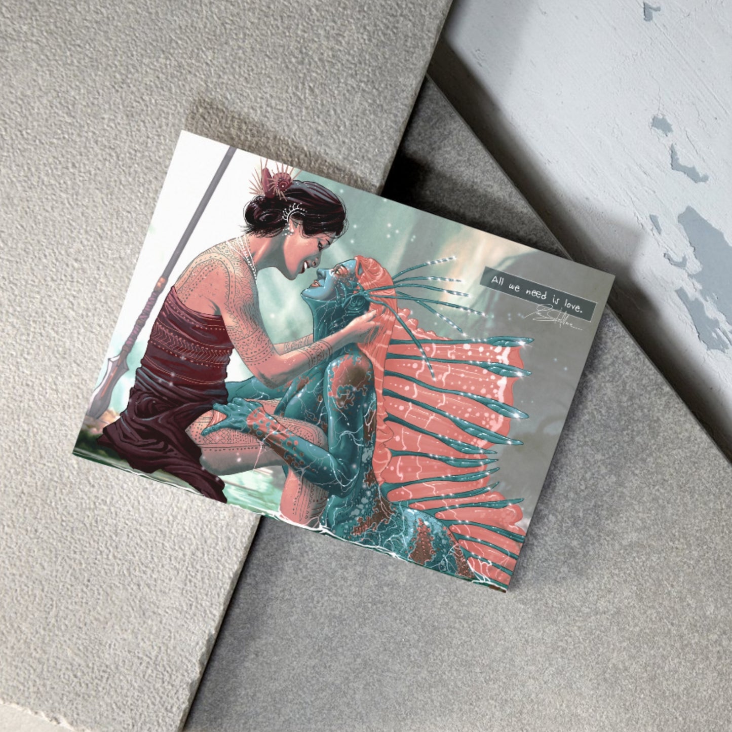 "All We Need Is Love" Postcards (Bundle of 30)