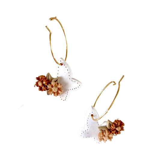 Papillon Hoop Earrings