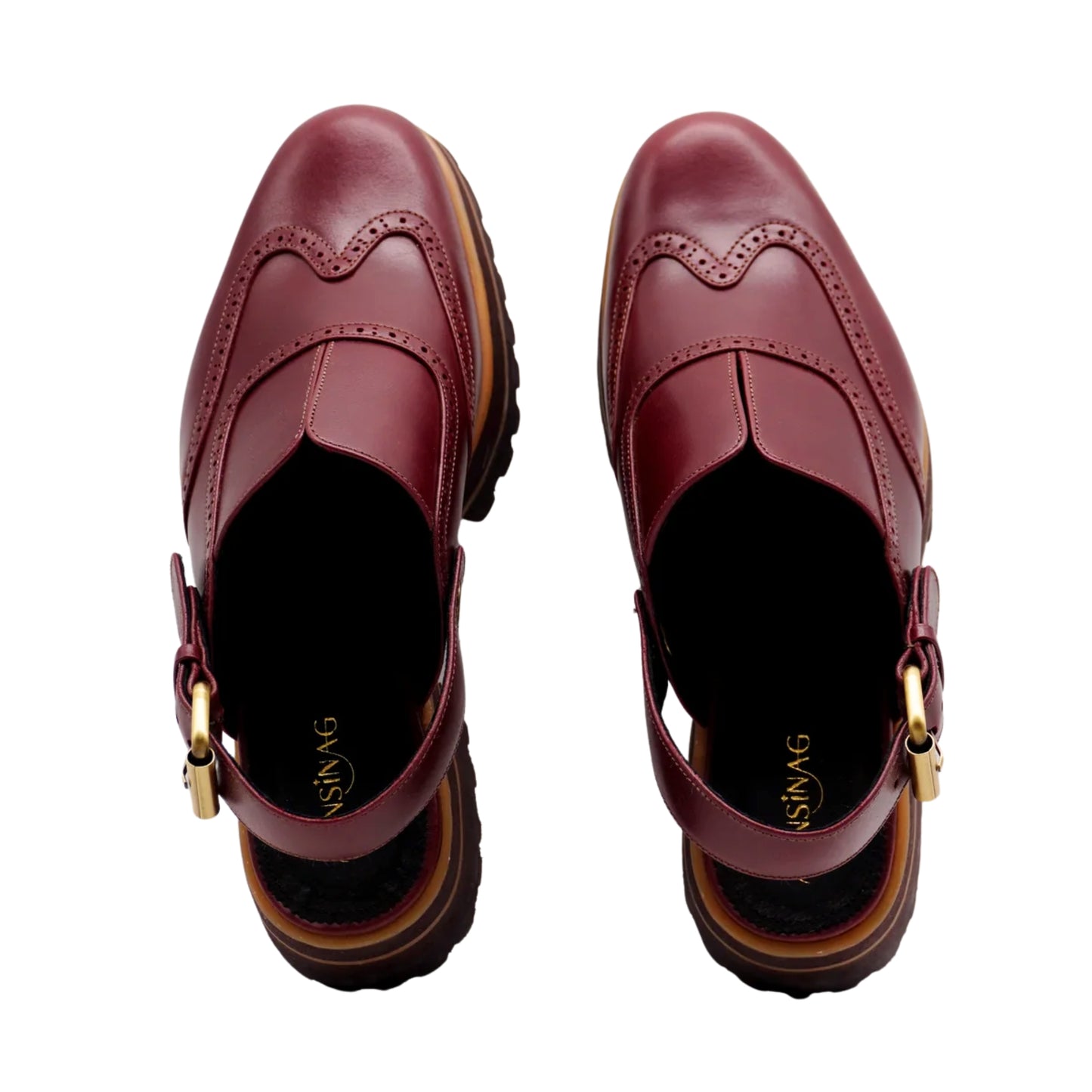 Yna Oxford Mules 2.0 (Wine Red)