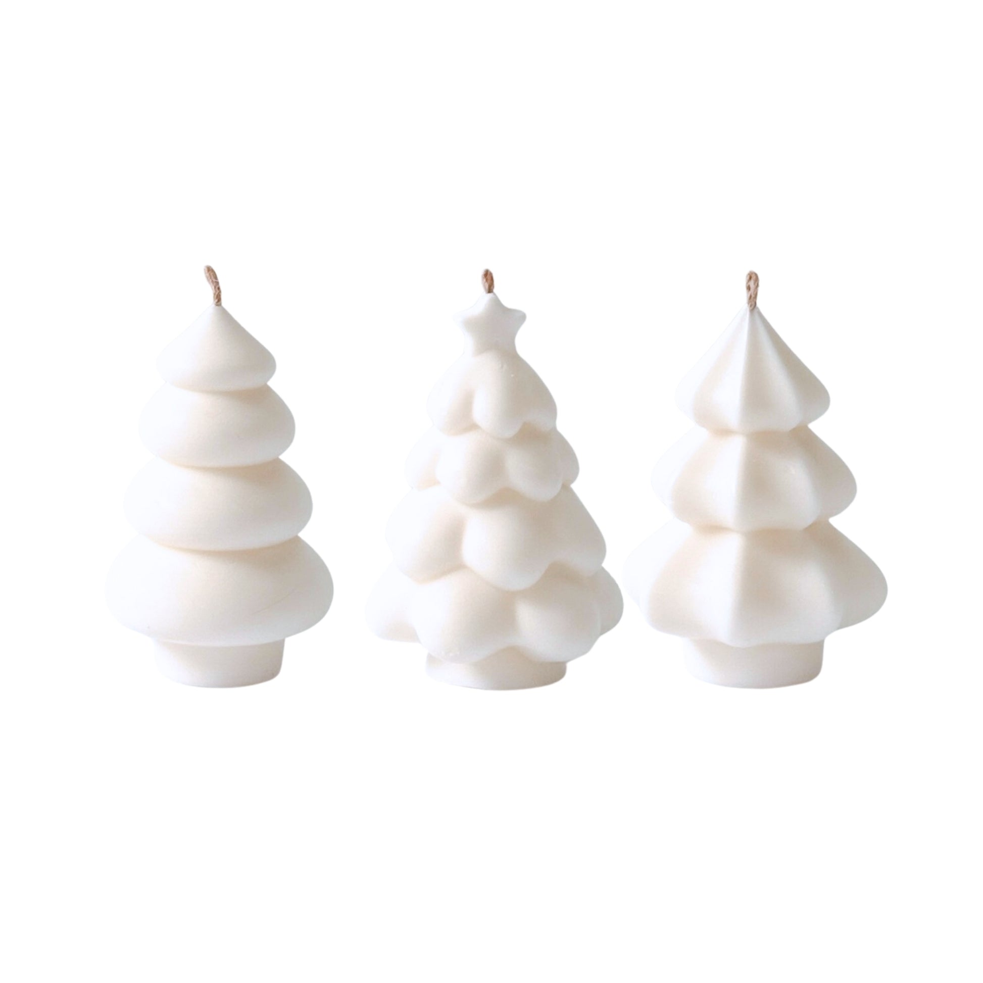 Christmas Tree Candles (Gift Box - 3 Pieces)
