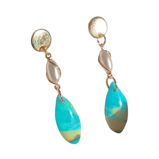 Oceania Clay Earrings
