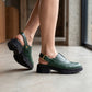 Yna Oxford Mules (Emerald Green)