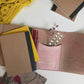 Hand-Painted, Hand-Stitched Leather Journal & Traveler's Notebook Cover | Blooms