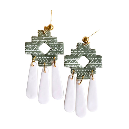Estee Aztec Clay Earrings