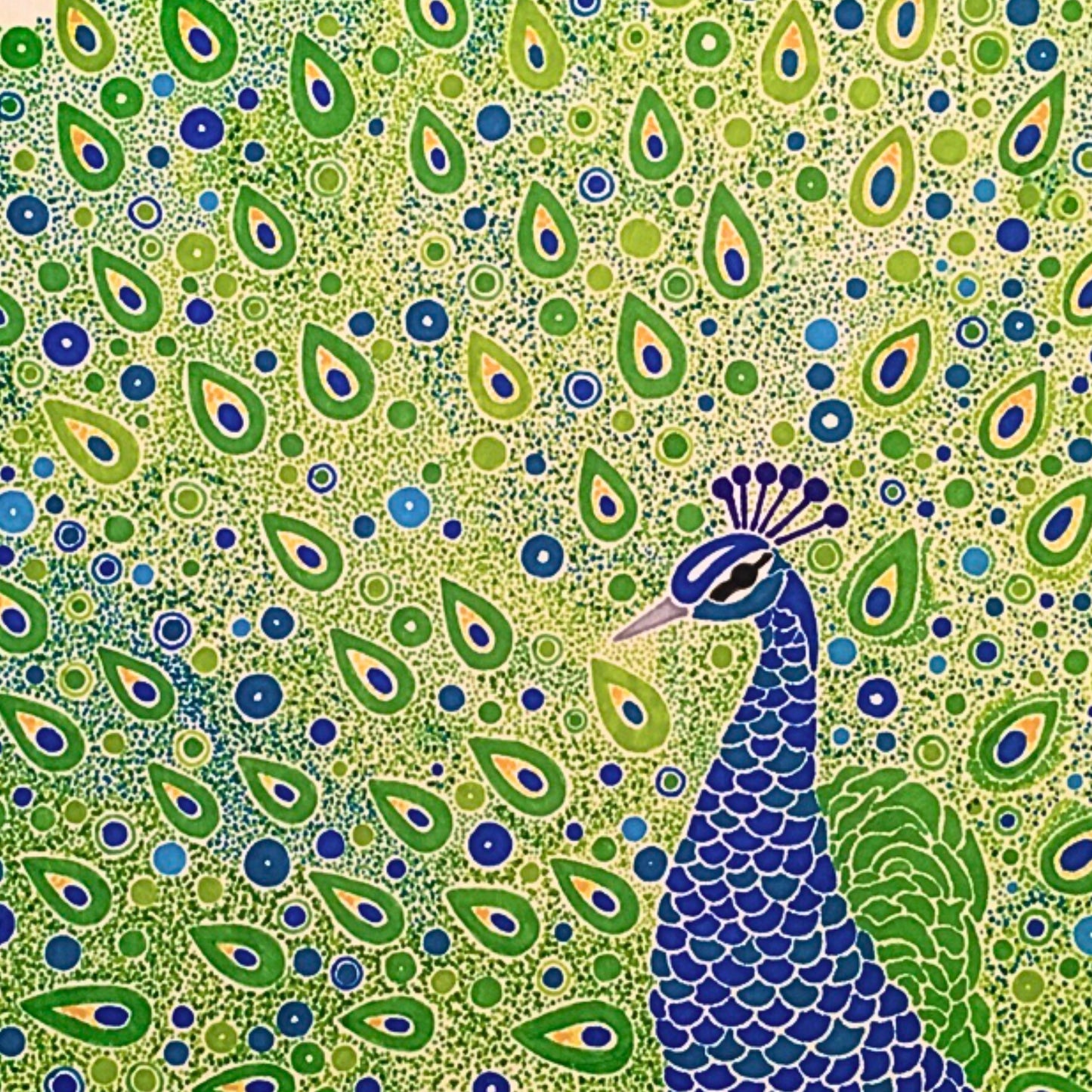 Green Animal Peacock