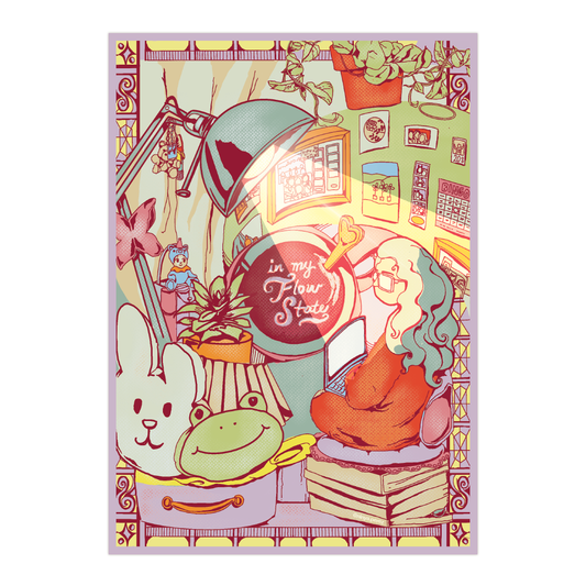 In My Flow State (A4 Art Print)