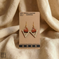 "Prism" Wood x Leather Earrings