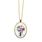 Chantilly's Bouquet Hand Embroidered Necklace