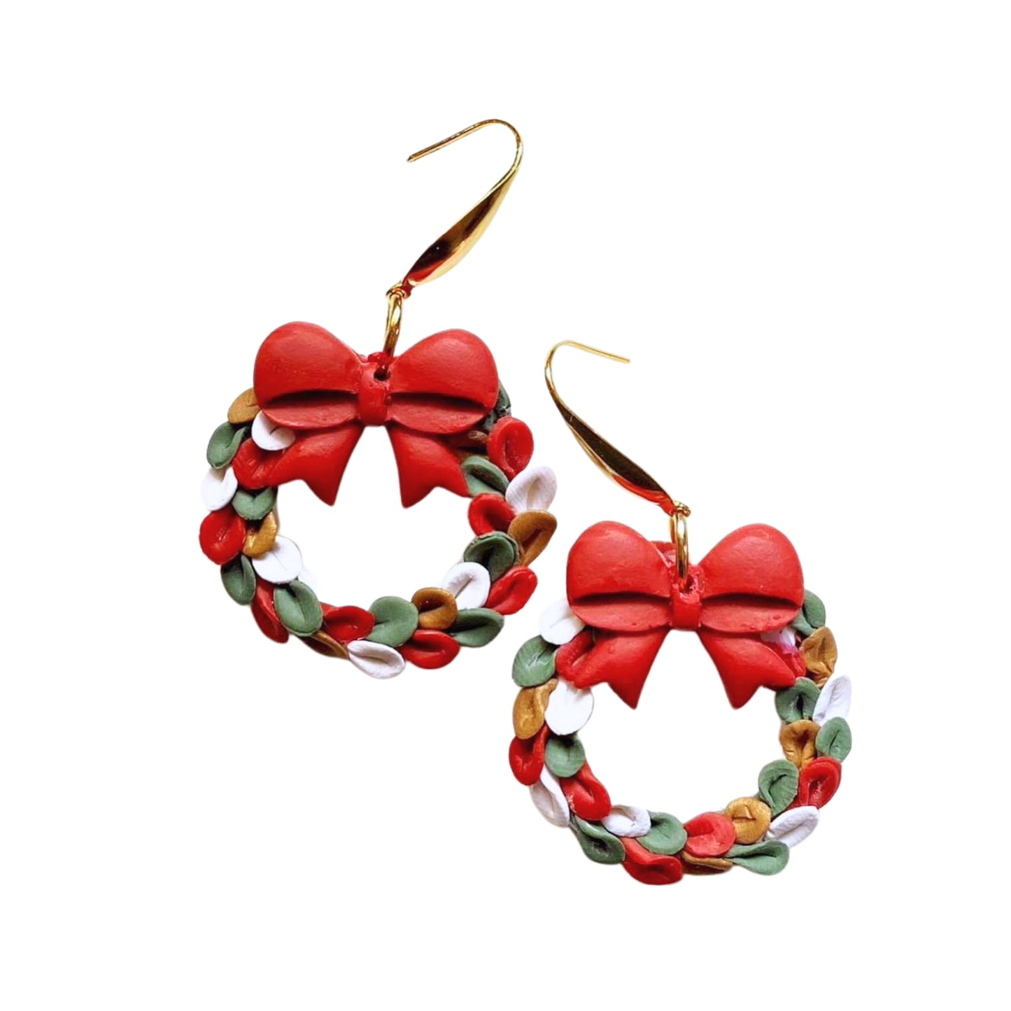 Holiday Wreath Earrings