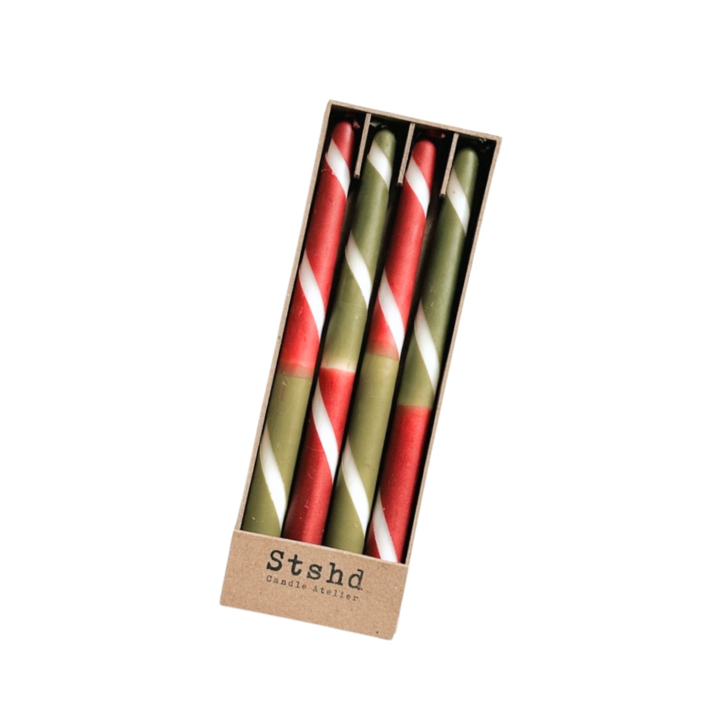 Holiday Candles (Green & Red)