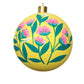 Glass 4.5" Ball Christmas Ornaments Colored