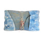 Hand-Painted, Hand-Stitched Leather Journal & Traveler's Notebook Cover | Cloud Drift