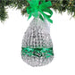 Crochet Glass Hanging Christmas Ornaments with Gold Leafing