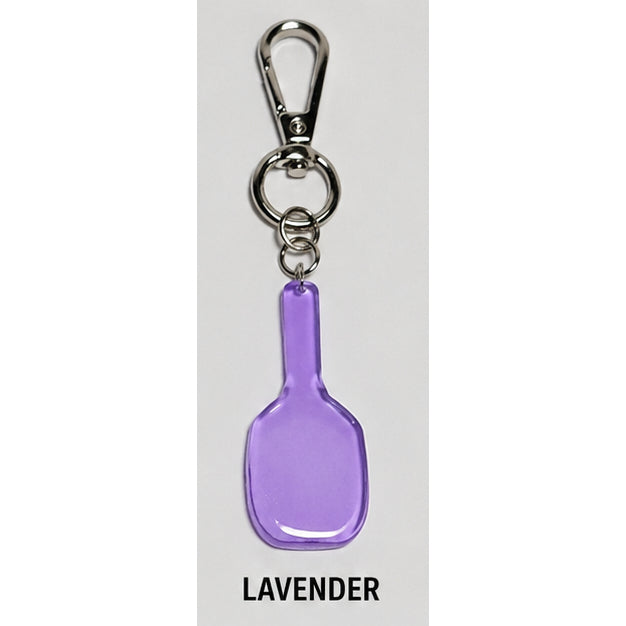 Glass Pickleball Paddle Keychain