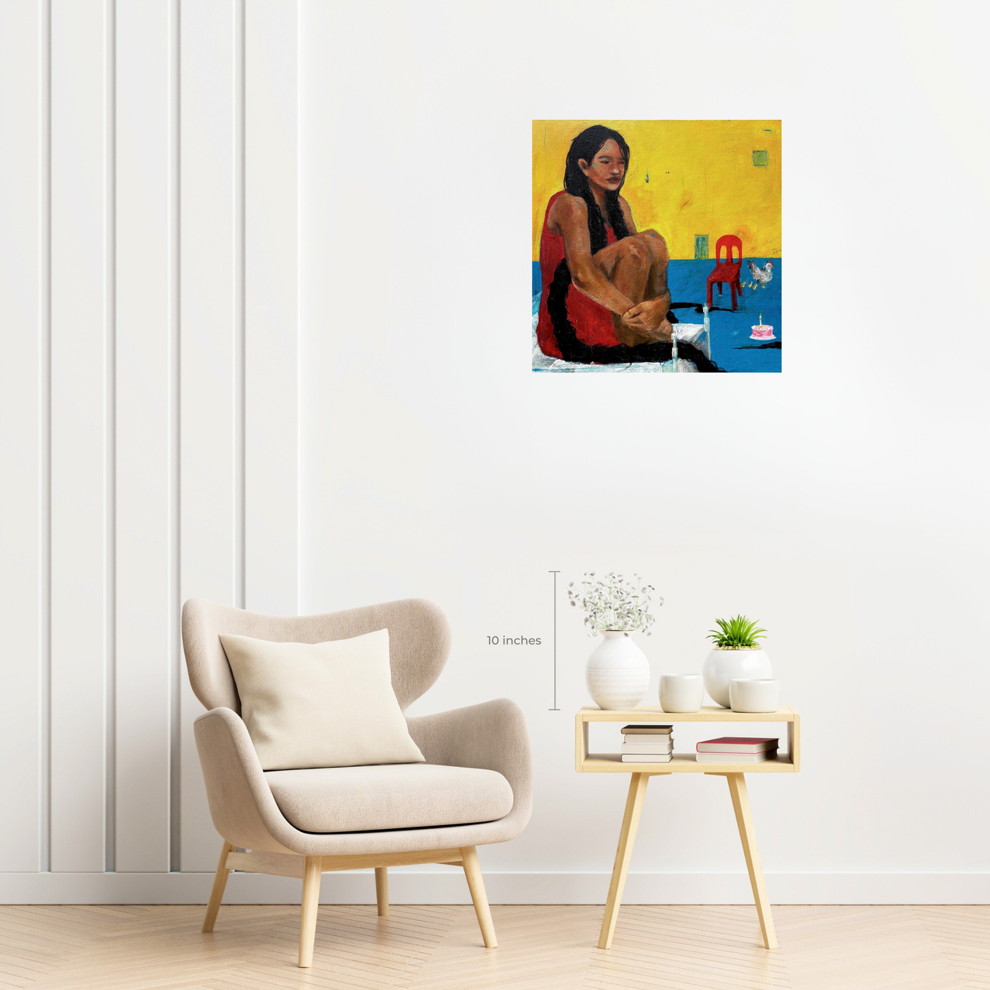 girl in a room