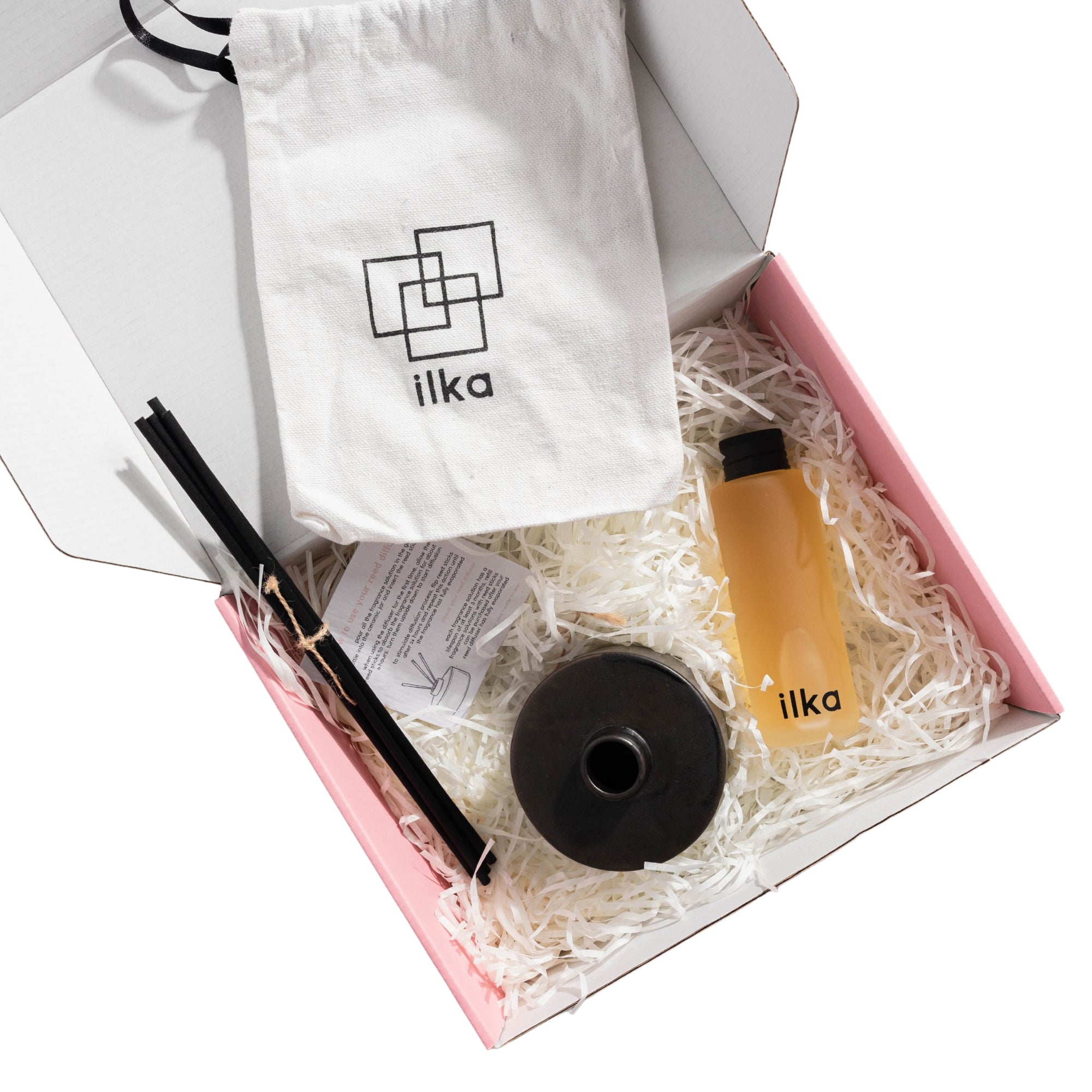Ink: Premium Reed Diffuser Set by Ilka • Likhaan
