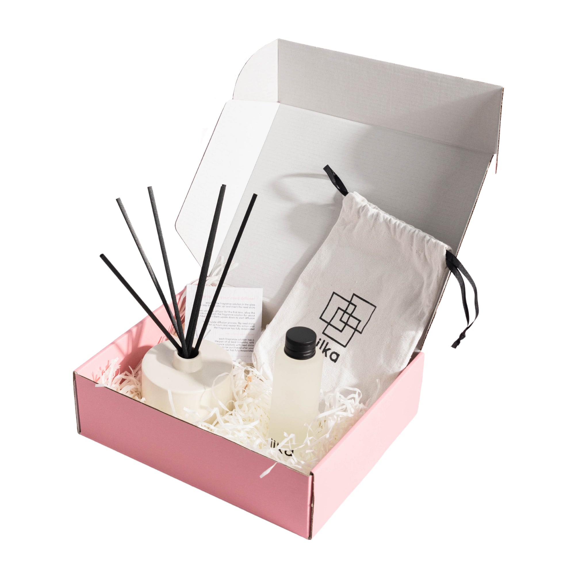 Chalk: Premium Reed Diffuser Set by Ilka • Likhaan