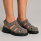 Evy Fisherman Mules (Cow Suede)