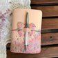 Hand-Painted, Hand-Stitched Leather Journal & Traveler's Notebook Cover | Blooms