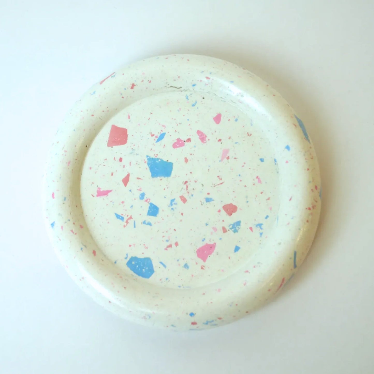 Concrete Donut Coaster (Pink Blue Confetti)
