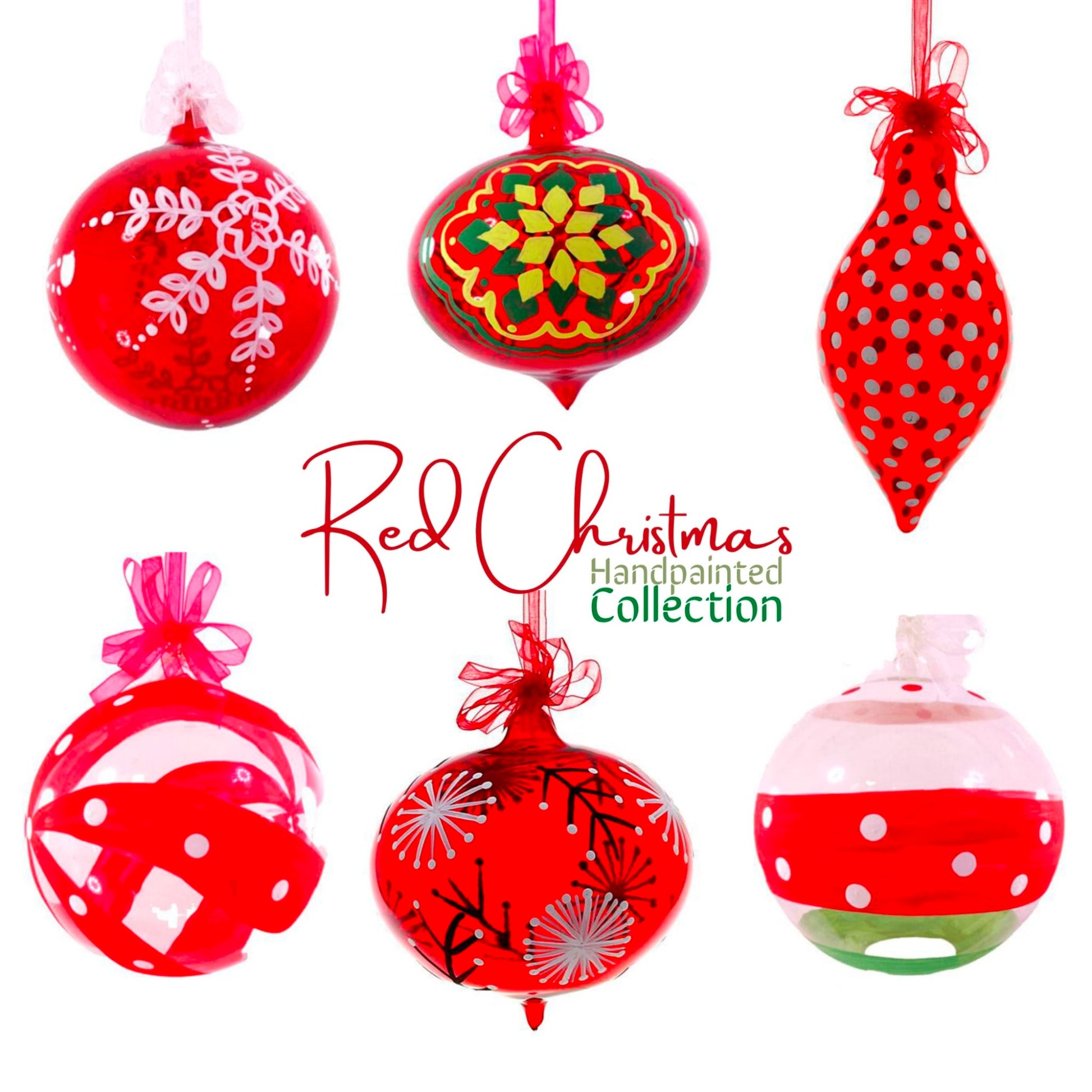 Red Bulbs : Christmas Tree Balls