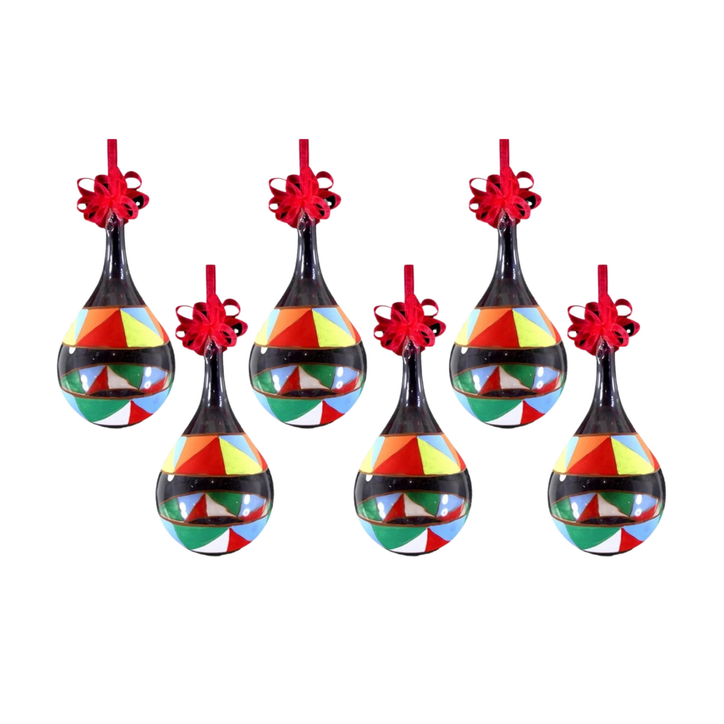 Colorful Glass Christmas Ornaments! 