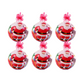 Santa Glass Christmas Ornaments by Liman Glass