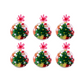 Santa Glass Christmas Ornaments by Liman Glass