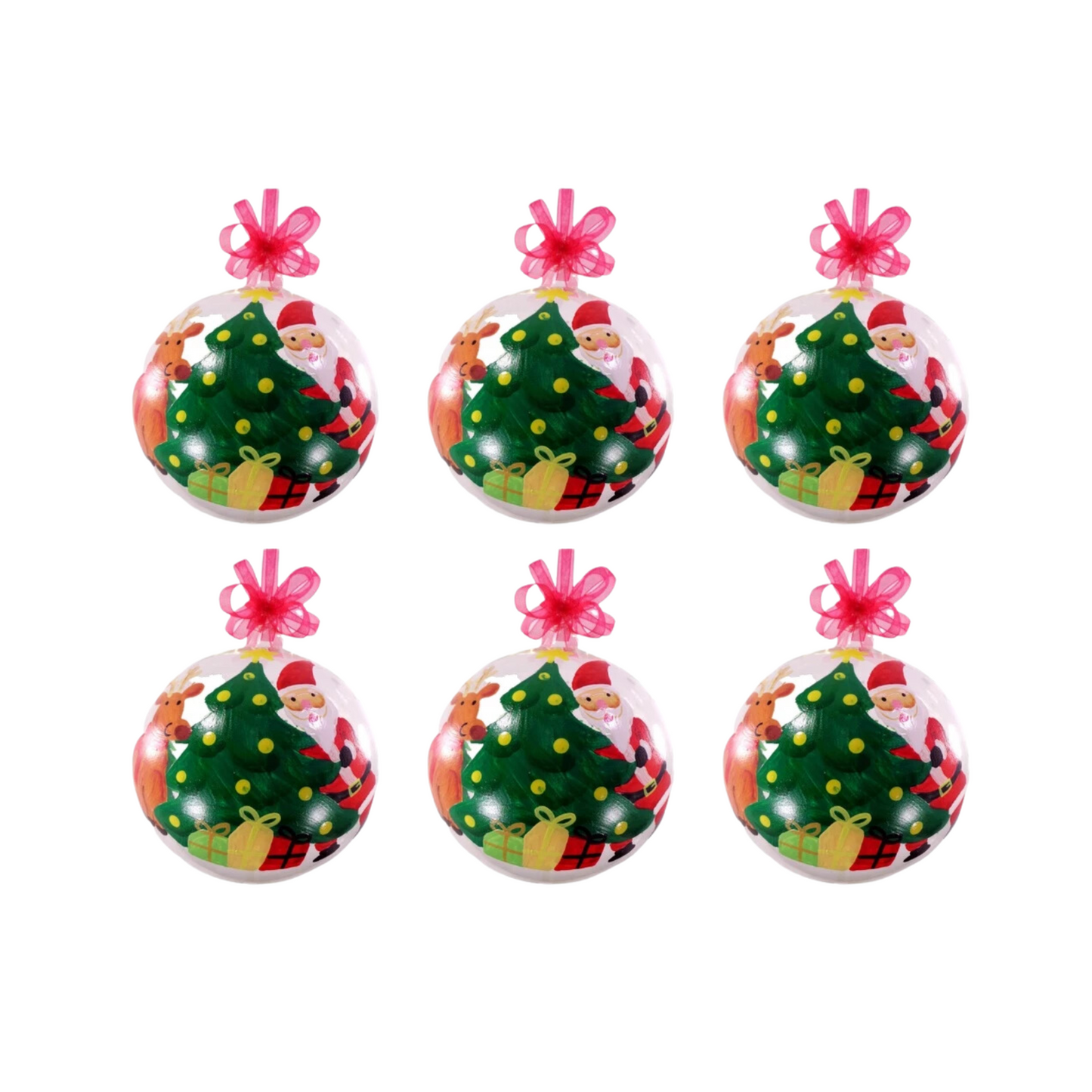 Santa Glass Christmas Ornaments by Liman Glass