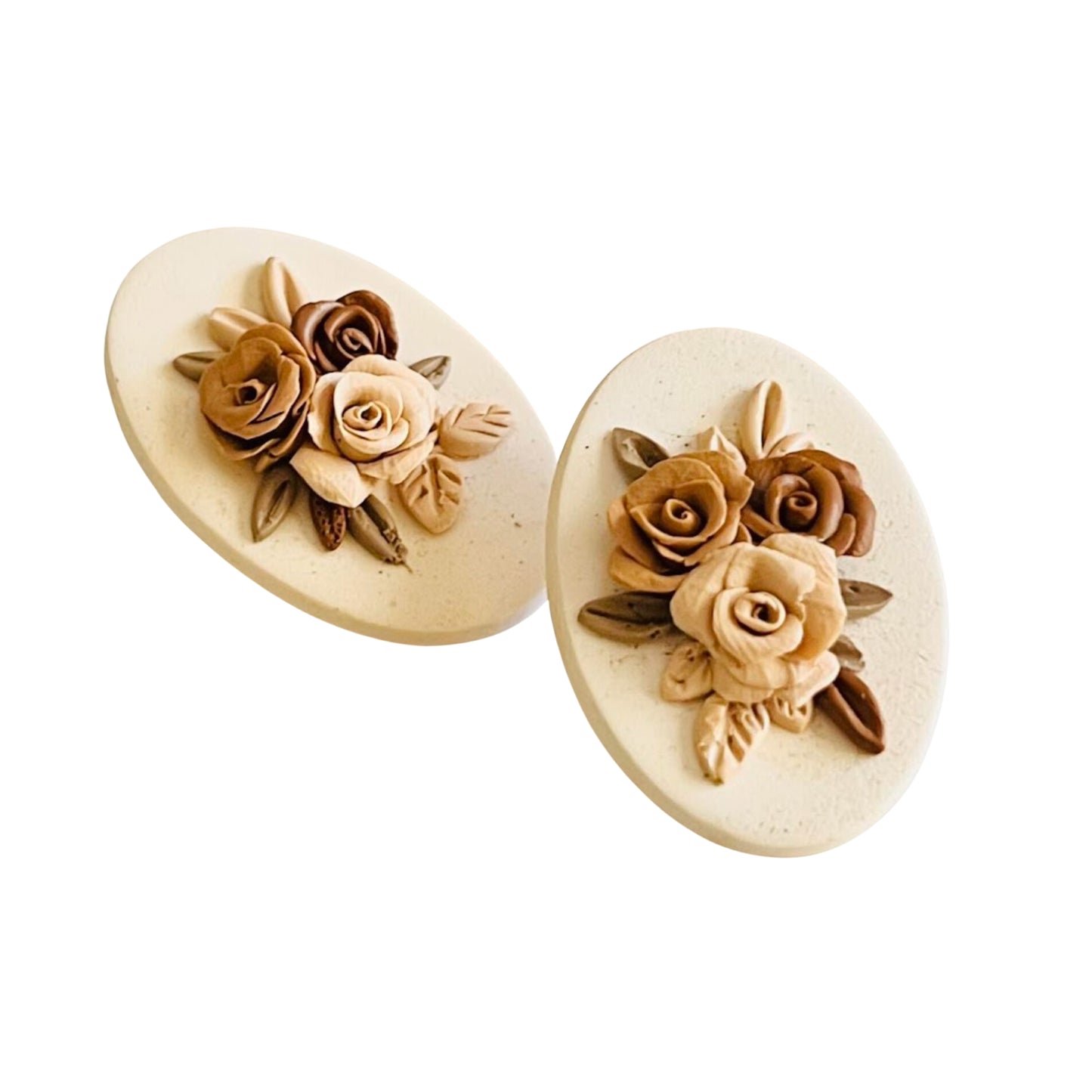 Mazzo di Fiori Clay Stud Earrings