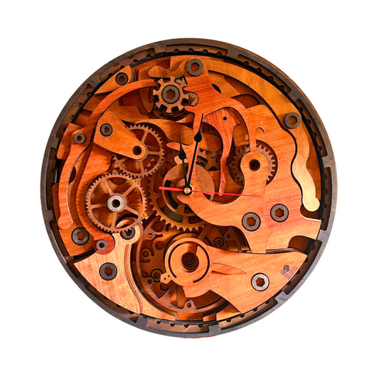 Wooden Mechanical Clock