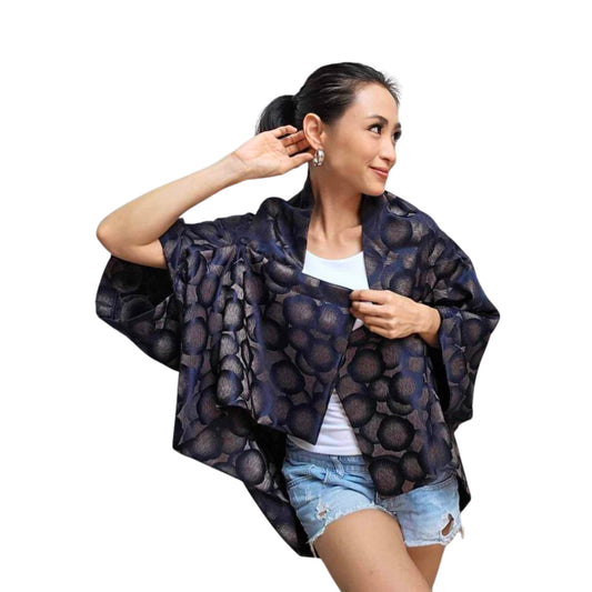 Multi-way Kimono in Kopi Luwak