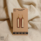 "Aura" Wood x Leather Earrings