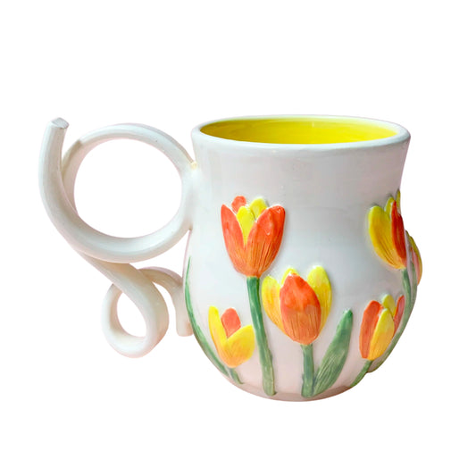 Orange Tulip Mug