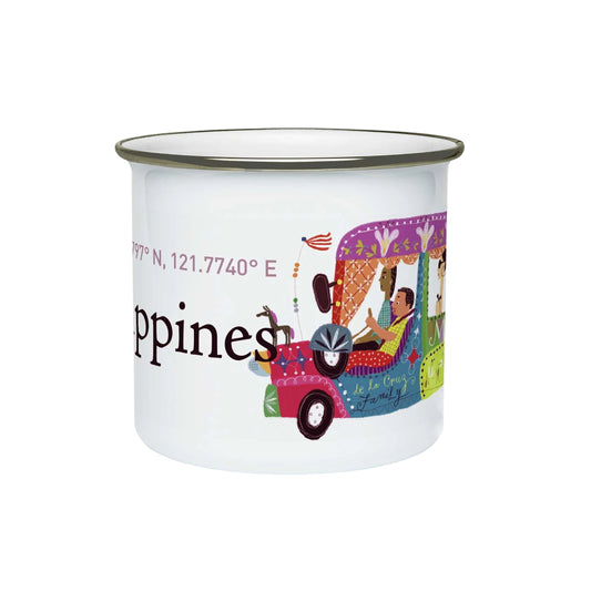 Manila Jeepney Enamel Mug