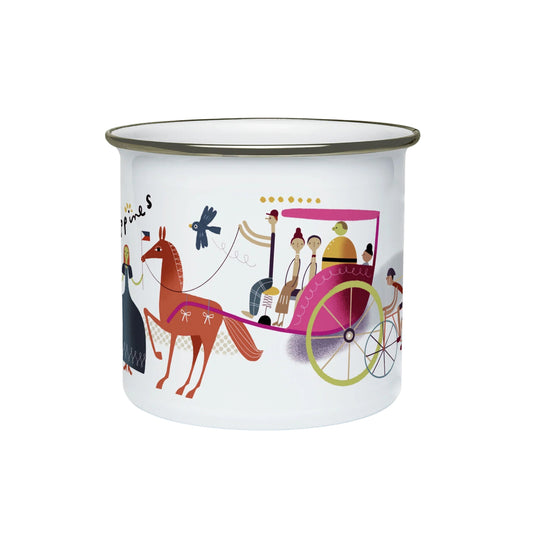 Groovy Kalesa Enamel Mug