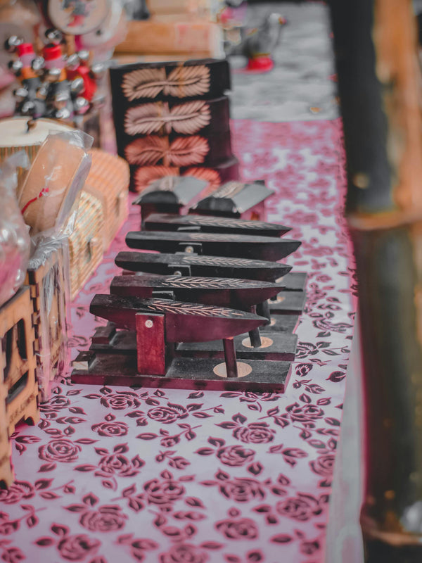 There’s a quiet beauty in these carved wooden treasures. From the intricate leaf patterns to the sleek, polished finish, every piece feels like a tribute to traditional craftsmanship and timeless design.
