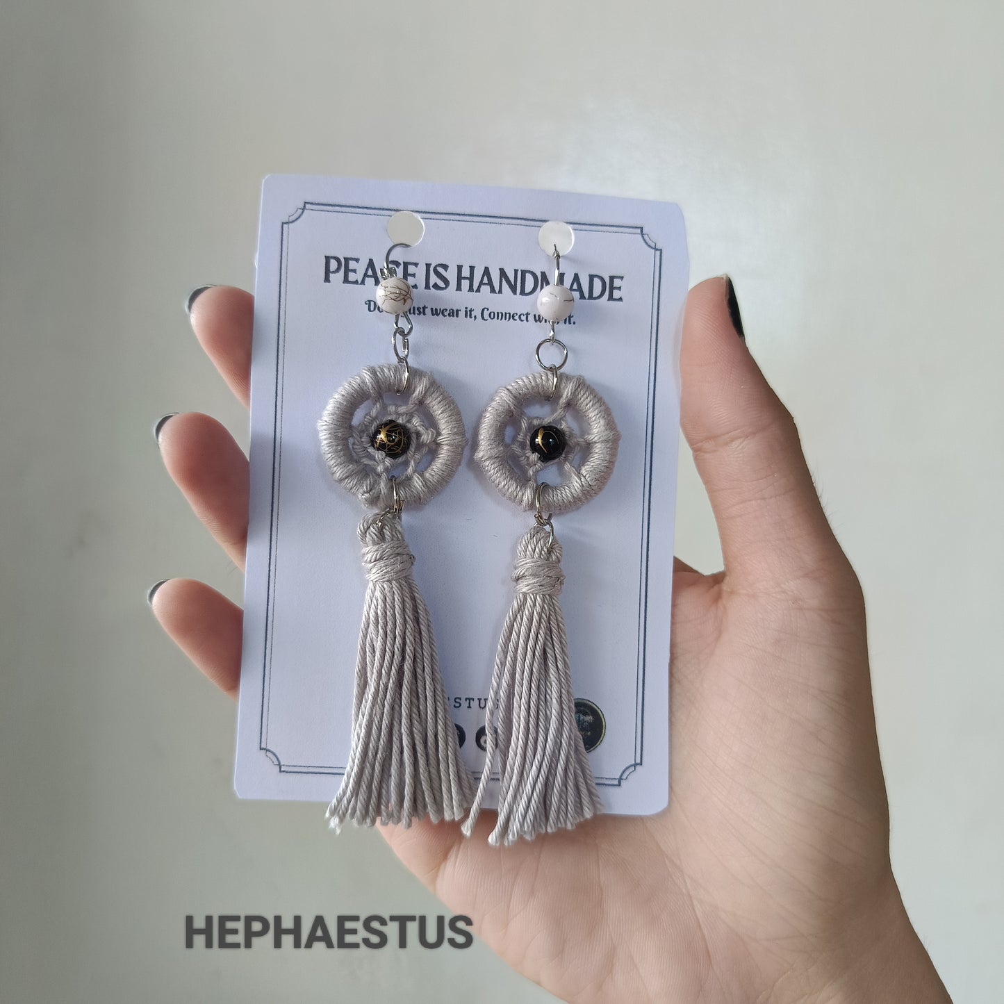 Tassel Dream Catcher Earrings
