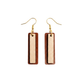 "Aura" Wood x Leather Earrings