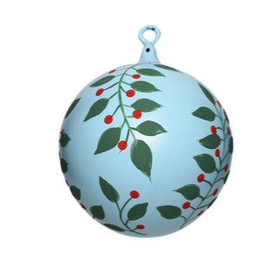 Glass 4.5" Ball Christmas Ornaments Colored