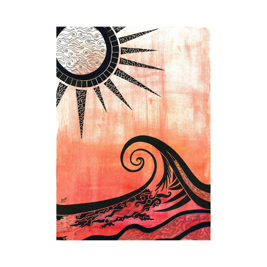 Red Summer Wave: Limited Edition Print