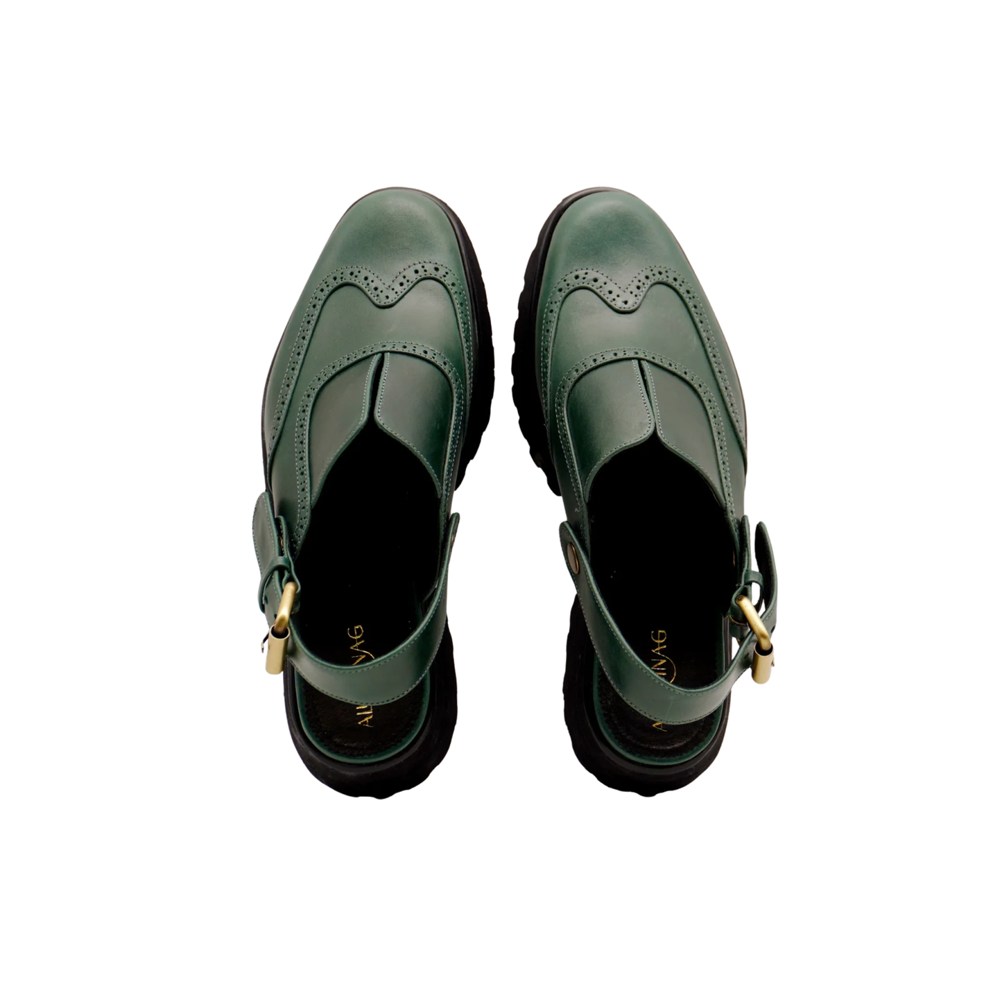 Yna Oxford Mules (Emerald Green)