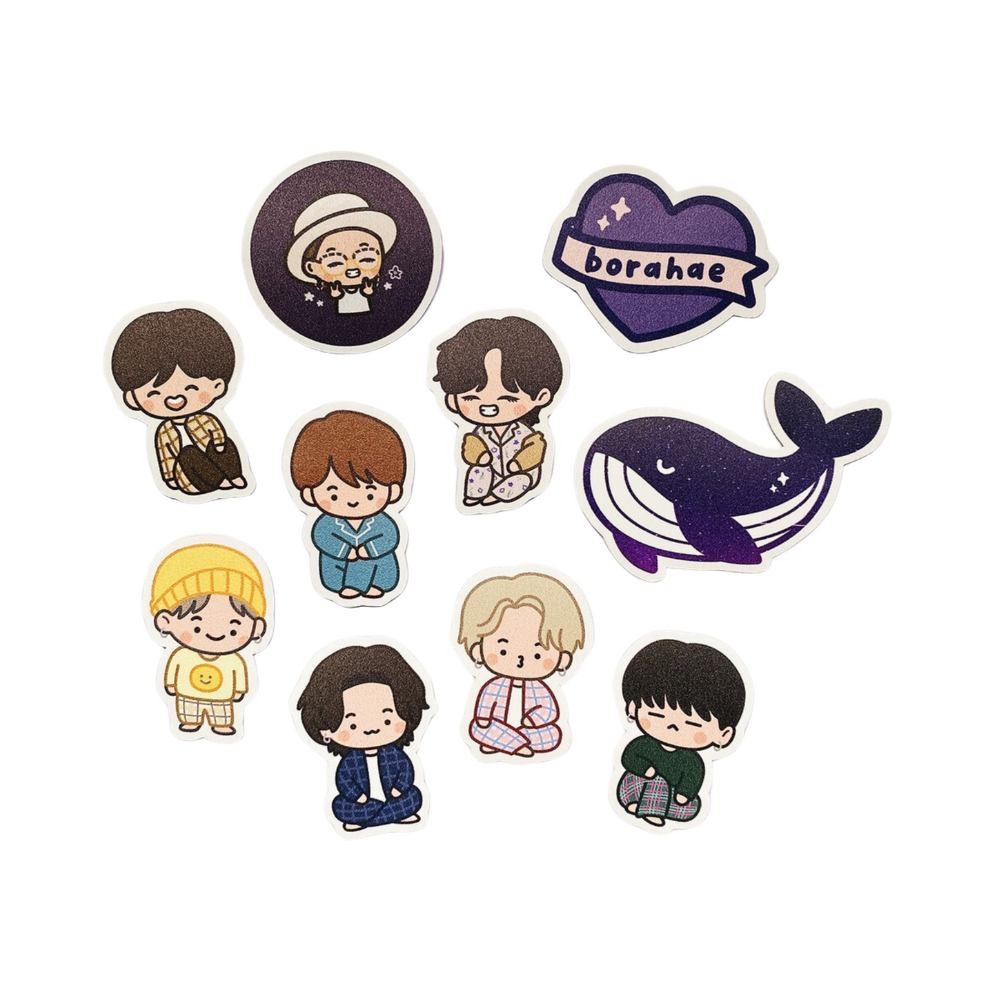 Solo BTS/ BT21 Waterproof Stickers by Priscilla & Sarah Cheung